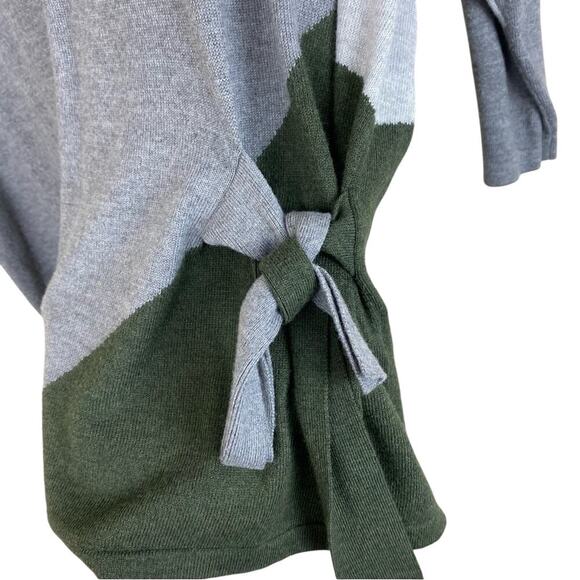 Chico’s Color Block Cashmere Blend Knot Soft Knit Cozy Chore Sweater Women’s XL - Picture 5 of 5